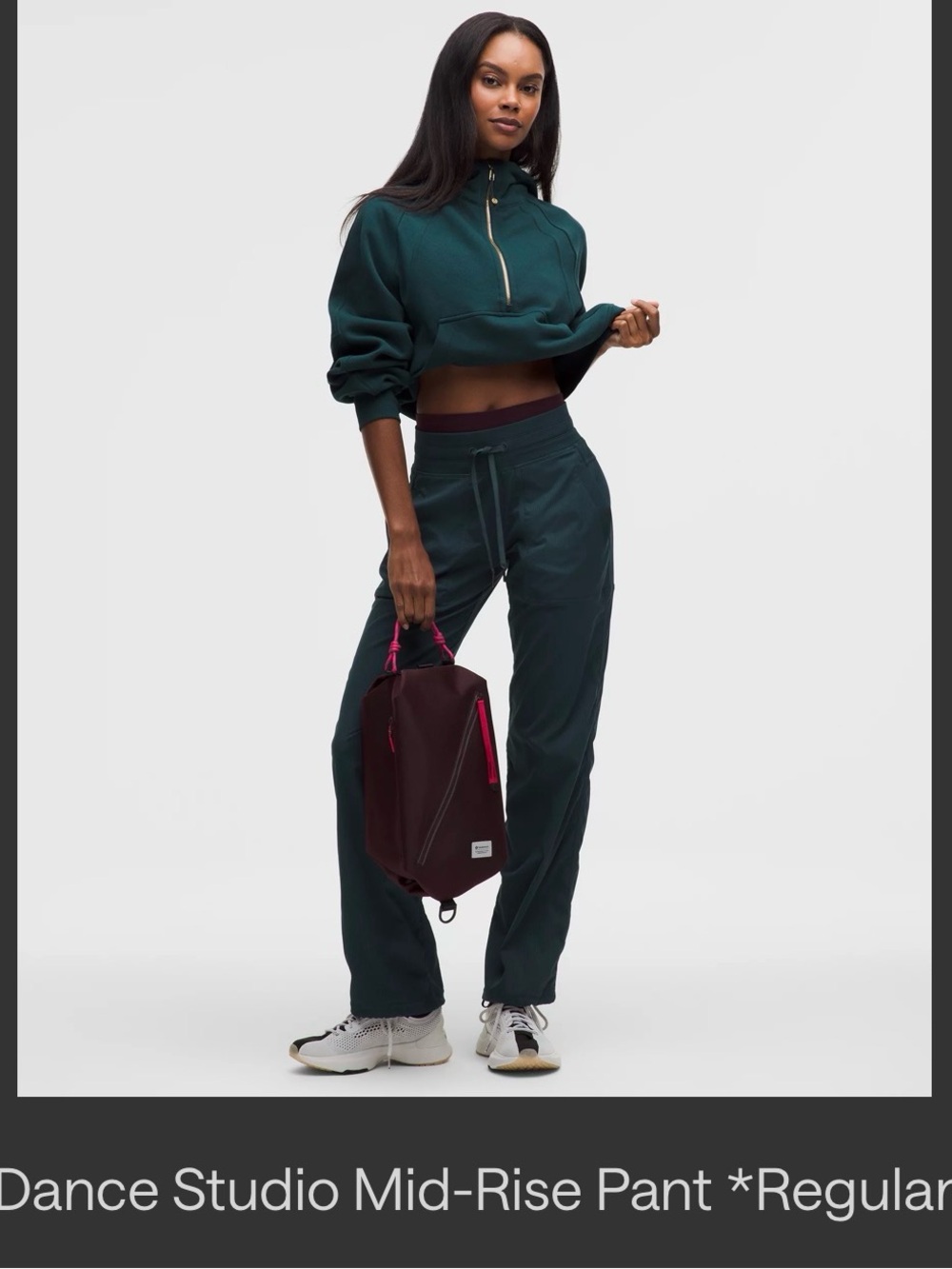 lululemon athletica Dark Teal Mid-Rise Track Joggers